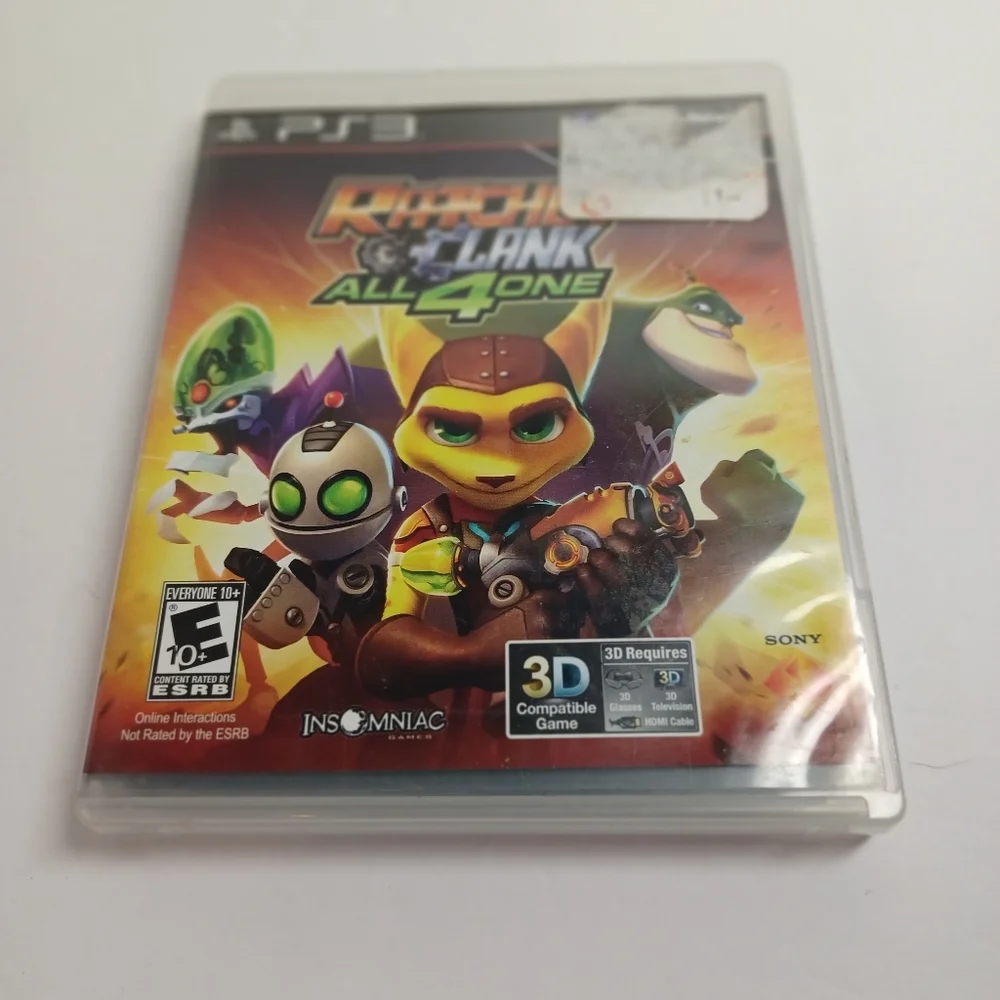 Ratchet And‎ Clank All 4 For One PlayStation 3 PS3 Game Complete CIB